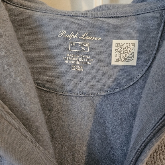 Ralph Lauren Fleece Hoodie and Pant Matching Set - Picture 6 of 7